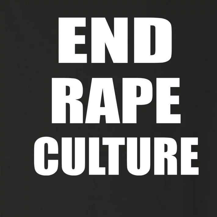 End Rape Culture Toddler Long Sleeve Shirt