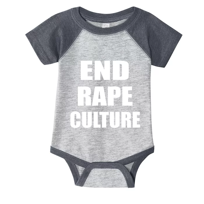 End Rape Culture Infant Baby Jersey Bodysuit