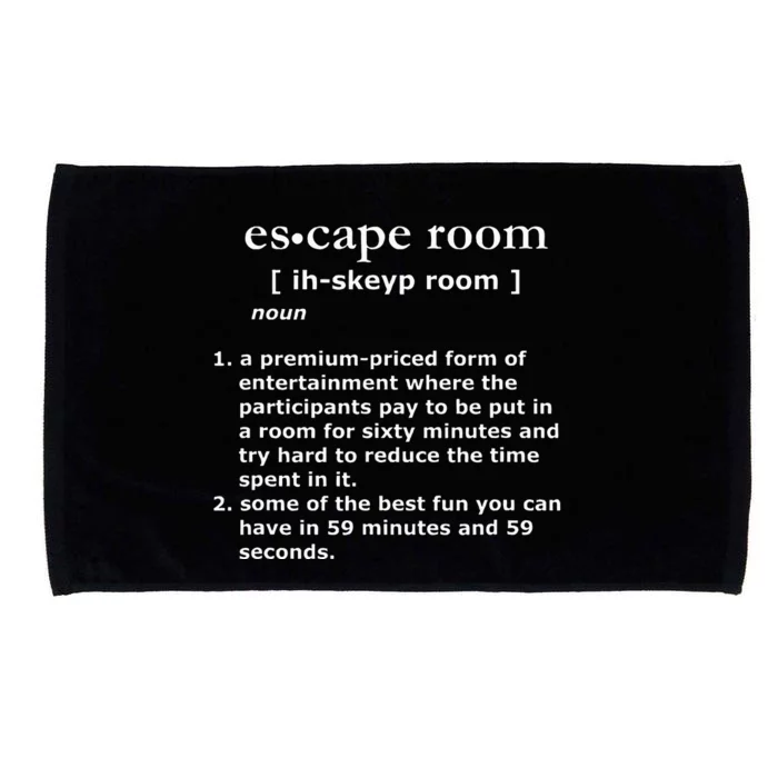 Escape Room Definition Microfiber Hand Towel