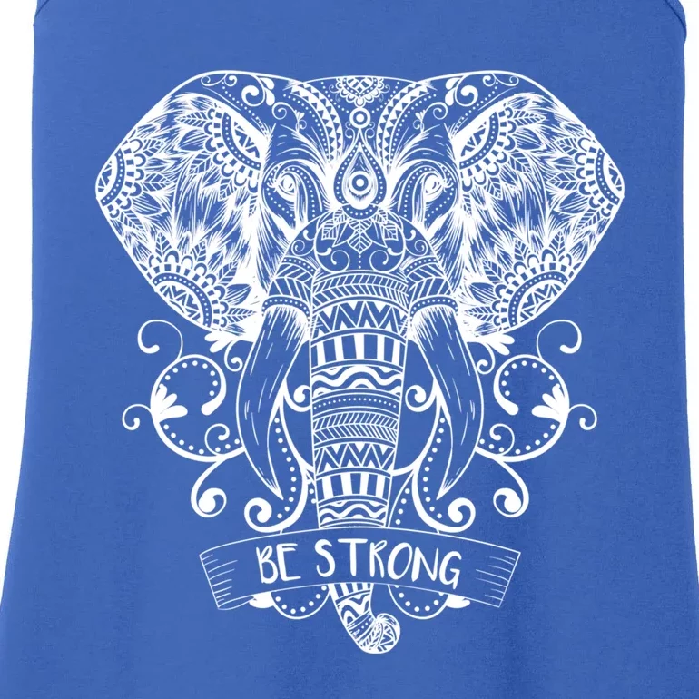 Elephant Reiki Dala And Yoga Native American Meditation Gift Ladies Essential Tank