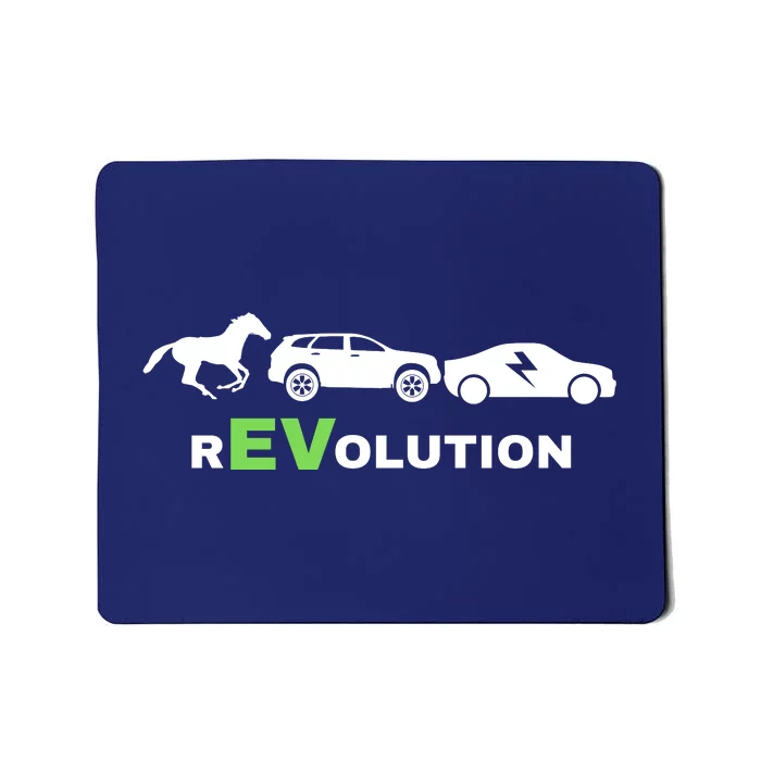 EV Revolution, Drive ECars EV Life Funny Electric Vehicle Mousepad