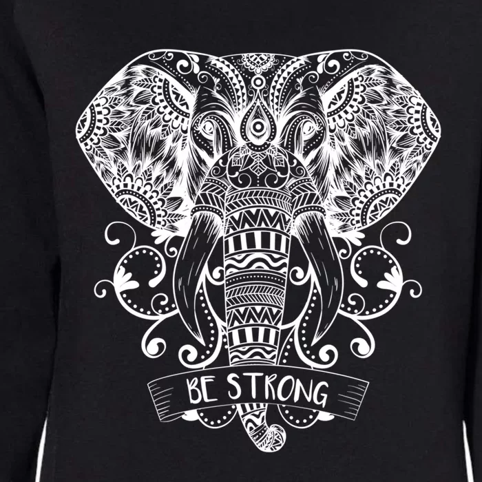 Elephant Reiki Dala And Yoga Native American Meditation Gift Womens California Wash Sweatshirt