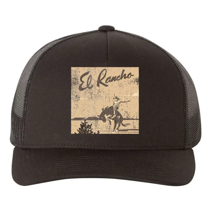 El Rancho Drivein Theatre Vintage Design San Jose Yupoong Adult 5-Panel Trucker Hat