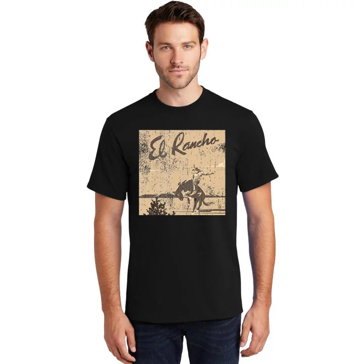 El Rancho Drivein Theatre Vintage Design San Jose Tall T-Shirt