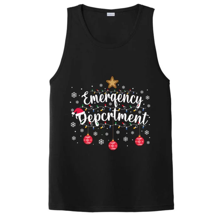 Emergency Room Emergency Departt Squad Er Nurse Christmas Gift Performance Tank