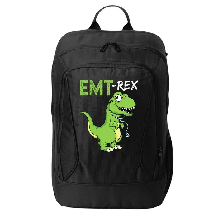 EMT Rex EMS Funny Paramedic Graduation Firefighter Fire Dept City Backpack