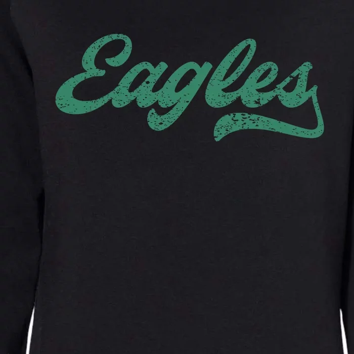 Eagles Retro Womens California Wash Sweatshirt