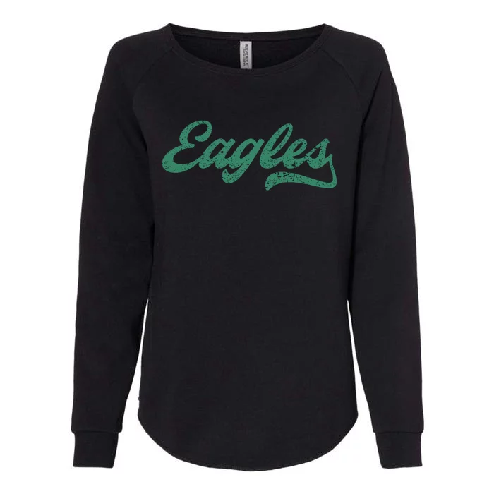 Eagles Retro Womens California Wash Sweatshirt