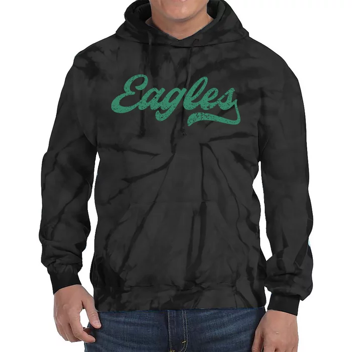 Eagles Retro Tie Dye Hoodie