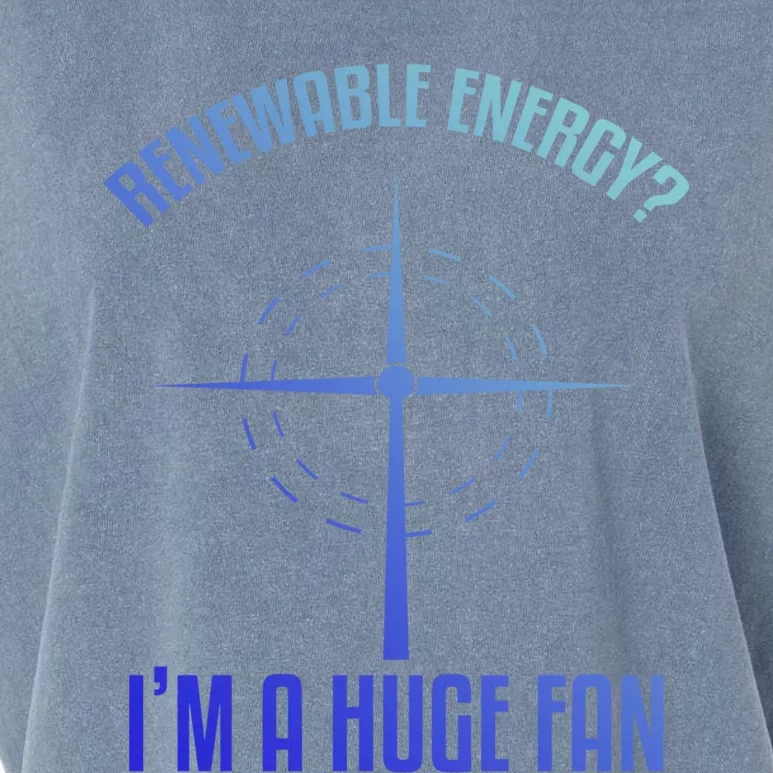 Environtal Renewable Energy Im A Huge Fan Earth Day Funny Gift Garment-Dyed Women's Muscle Tee