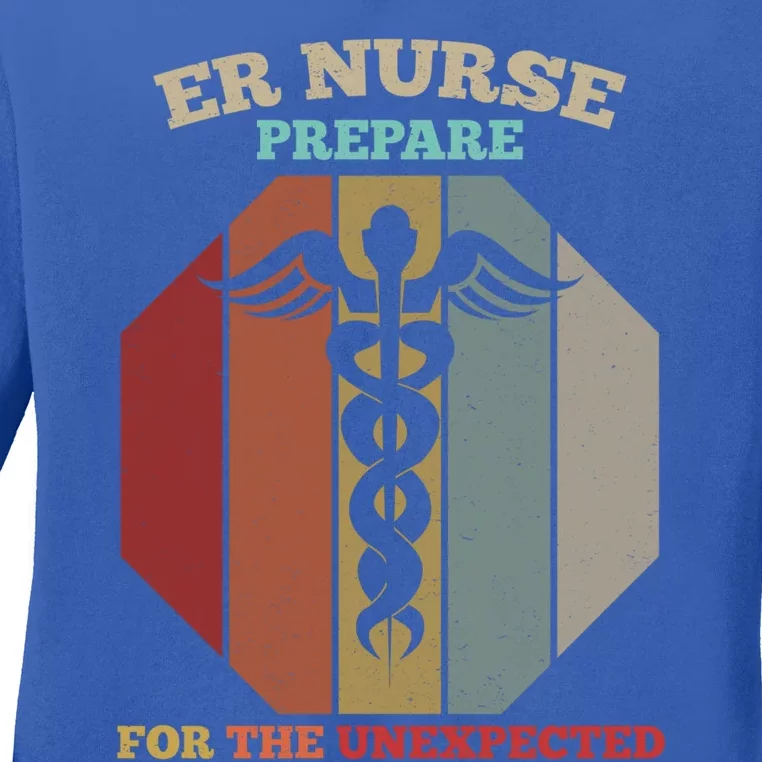 Emergency Room Er Nurse Gift Ladies Long Sleeve Shirt