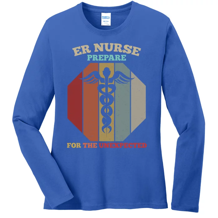 Emergency Room Er Nurse Gift Ladies Long Sleeve Shirt