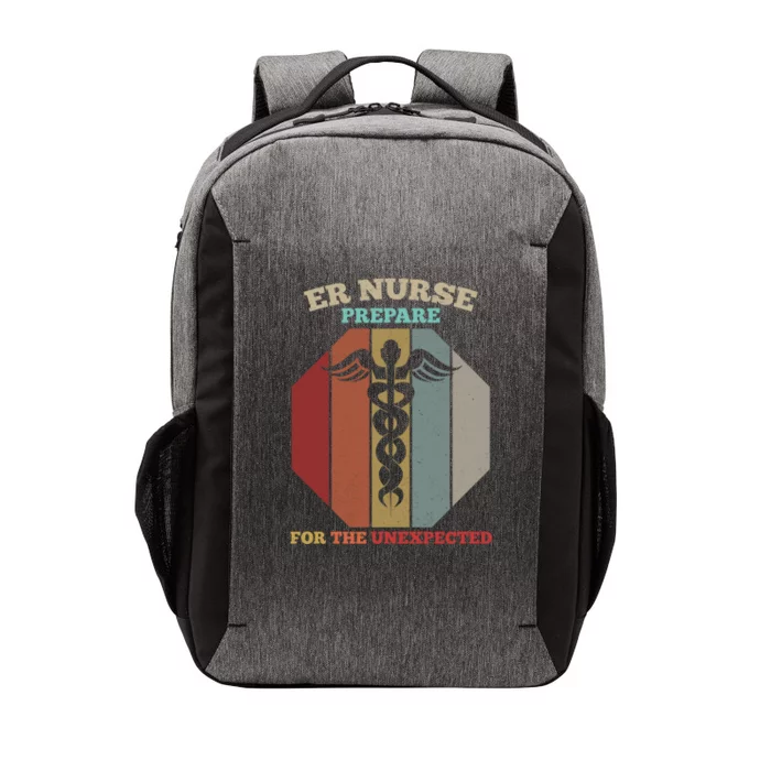 Emergency Room Er Nurse Gift Vector Backpack