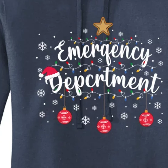 Emergency Room Emergency Departt Squad Er Nurse Christmas Gift Women's Pullover Hoodie