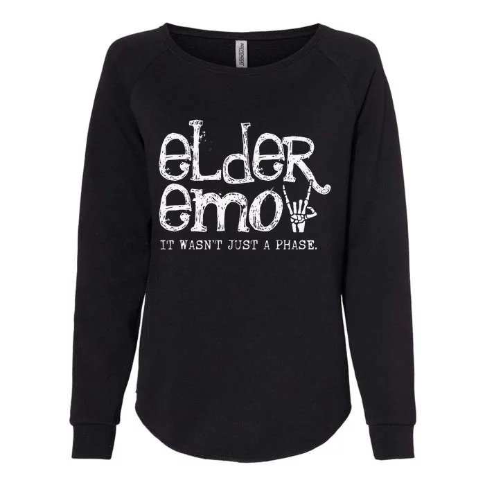 Emo Rock Elder Emo y2k 2000s Emo Ska Pop Punk Band Music Womens California Wash Sweatshirt