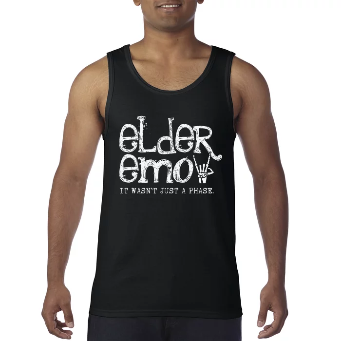 Emo Rock Elder Emo y2k 2000s Emo Ska Pop Punk Band Music Tank Top