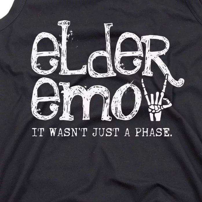 Emo Rock Elder Emo y2k 2000s Emo Ska Pop Punk Band Music Tank Top