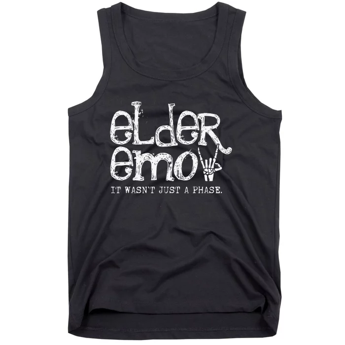 Emo Rock Elder Emo y2k 2000s Emo Ska Pop Punk Band Music Tank Top