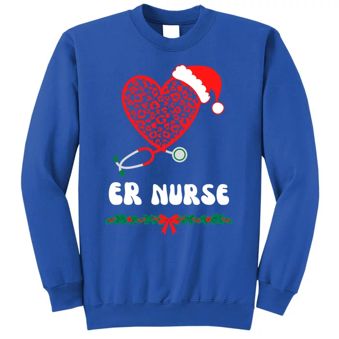 Emergency Room Er Nurse Christmas Holidays Xmas Nursing Funny Gift Sweatshirt