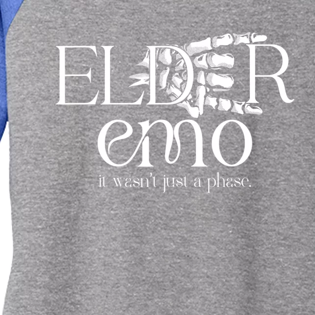 Emo Rock Elder Emo Ska Pop Punk 2000s Music Women's Tri-Blend 3/4-Sleeve Raglan Shirt