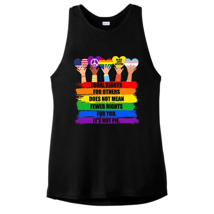 Equal Rights For Others Does Not Mean Fewer Rights For You Ladies Tri-Blend Wicking Tank