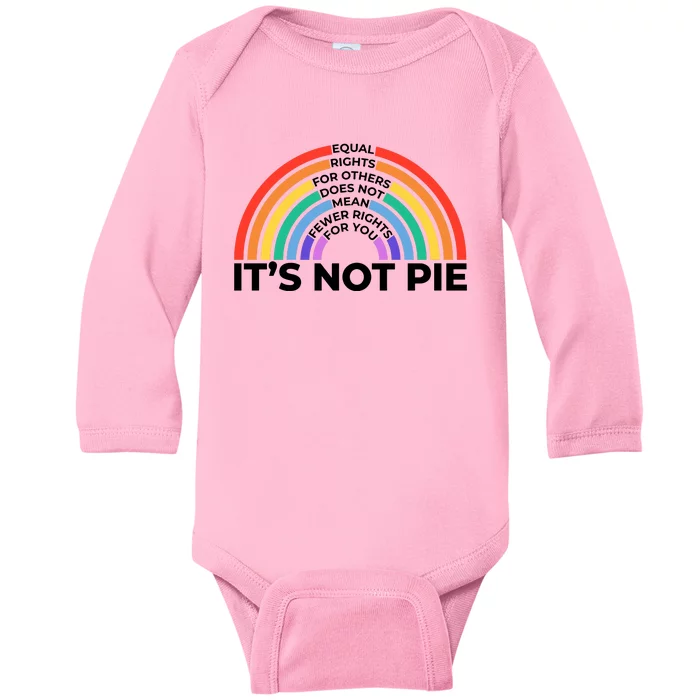 Equal Rights For Other Does Not Mean Fewer Rights For You Baby Long Sleeve Bodysuit