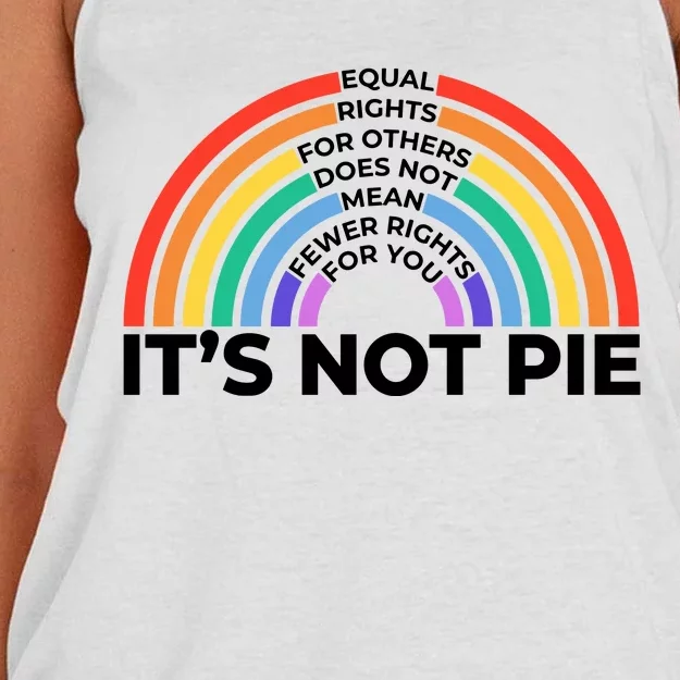 Equal Rights For Other Does Not Mean Fewer Rights For You Women's Knotted Racerback Tank