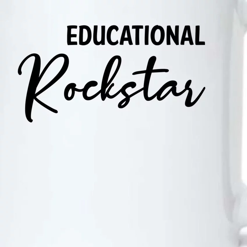 Educational Rockstar Great Gift Black Color Changing Mug