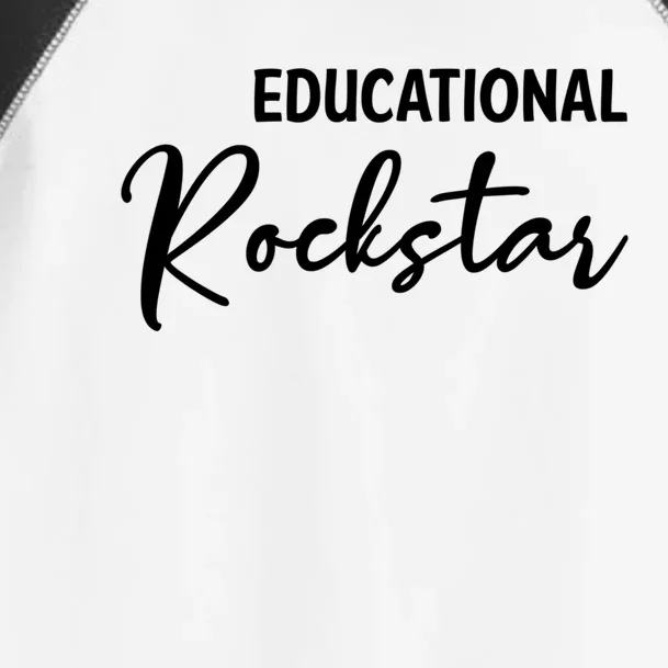 Educational Rockstar Great Gift Toddler Fine Jersey T-Shirt