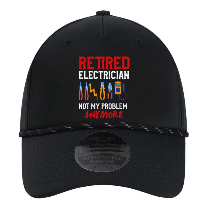 Electrician Retirement Gift Funny Retired Electrician Performance The Dyno Cap