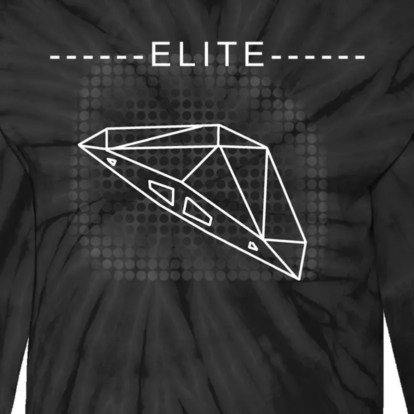 Elite Retro Gaming Tie-Dye Long Sleeve Shirt