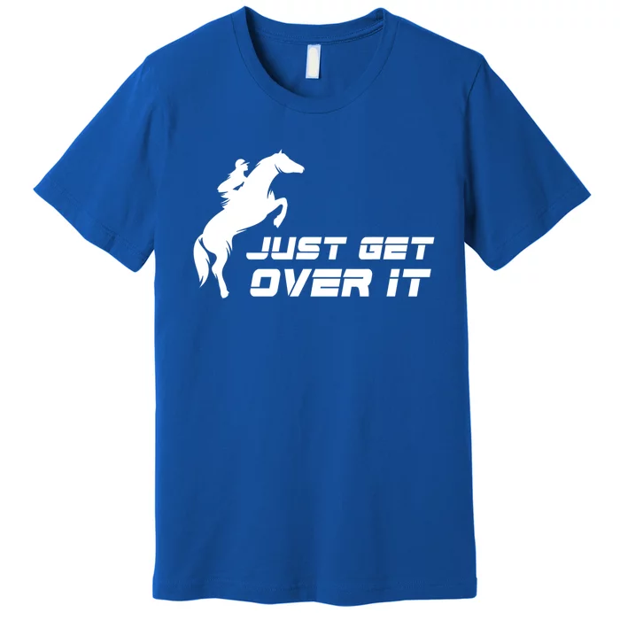 English Riding Hunter Jumper Horseback Riding Gift Premium T-Shirt