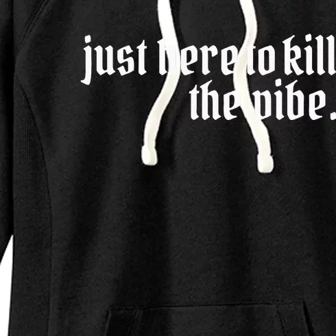 Emo Rock Here To Kill The Vibe Emo Ska Pop Punk Band Music Women's Fleece Hoodie