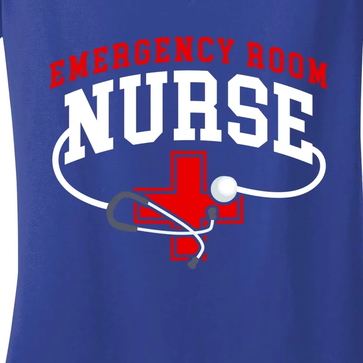 Emergency Room Nurse (Er) Gift Crewneck Gift Women's V-Neck T-Shirt