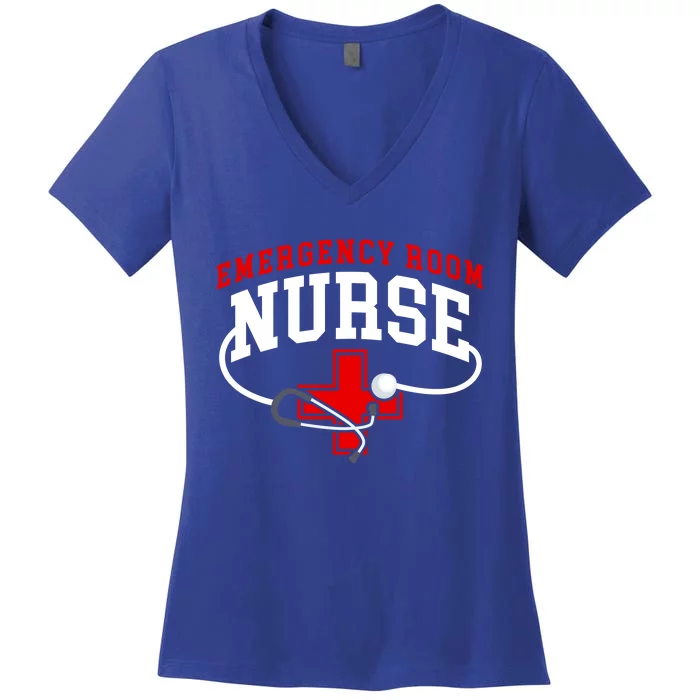 Emergency Room Nurse (Er) Gift Crewneck Gift Women's V-Neck T-Shirt