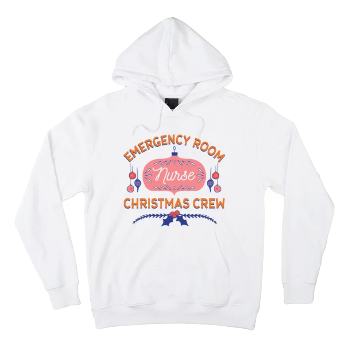 Emergency Room Nurse Christmas Crew Hoodie