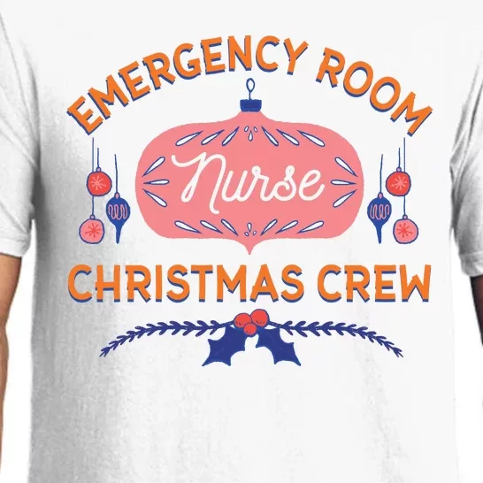 Emergency Room Nurse Christmas Crew Pajama Set