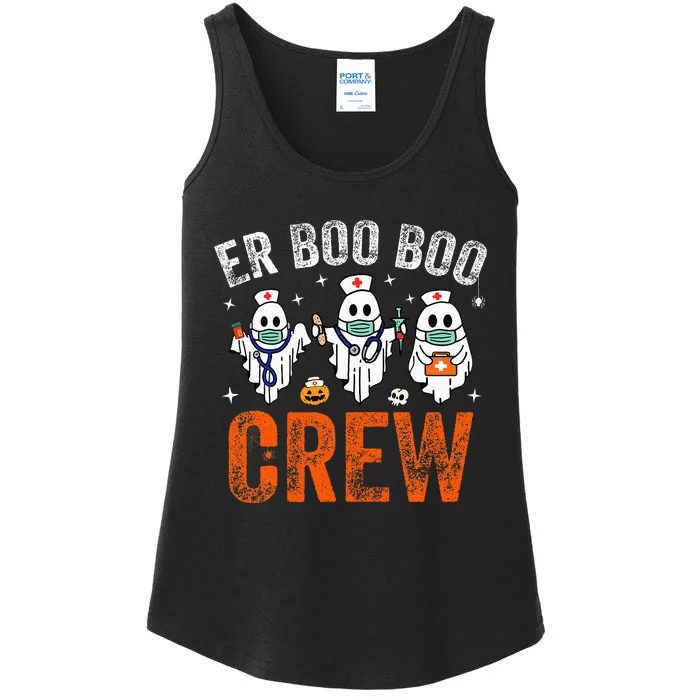 Emergency Room Nurse Crew Funny Halloween ER Nurse Costume Ladies Essential Tank