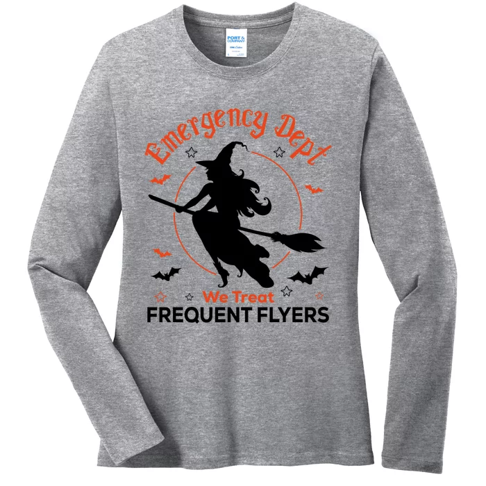 Emergency Room Nurse Halloween Costume Ed Er Nursing School Gift Ladies Long Sleeve Shirt