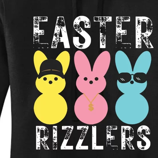 Easter Rizzlers Peep Rabbit Women's Pullover Hoodie