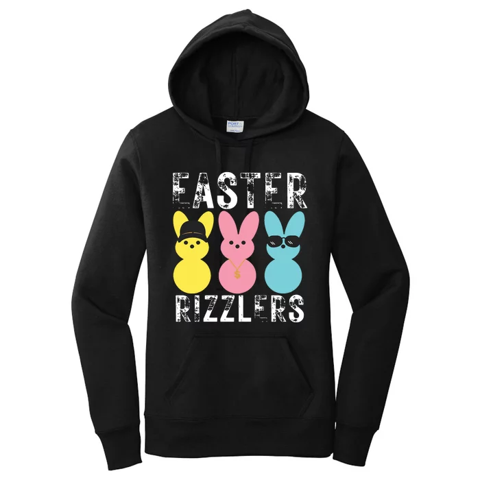 Easter Rizzlers Peep Rabbit Women's Pullover Hoodie