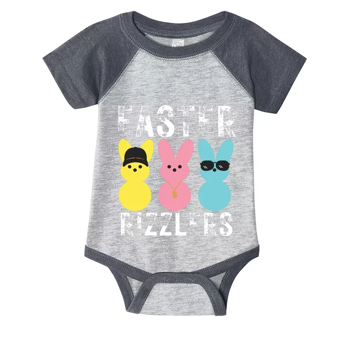 Easter Rizzlers Peep Rabbit Infant Baby Jersey Bodysuit