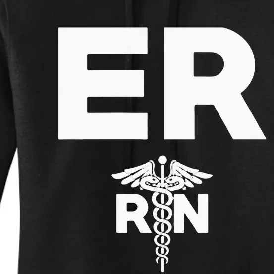 Emergency Room Registered Nurse Hospital RN Staff Women's Pullover Hoodie