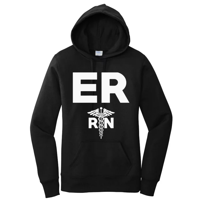 Emergency Room Registered Nurse Hospital RN Staff Women's Pullover Hoodie