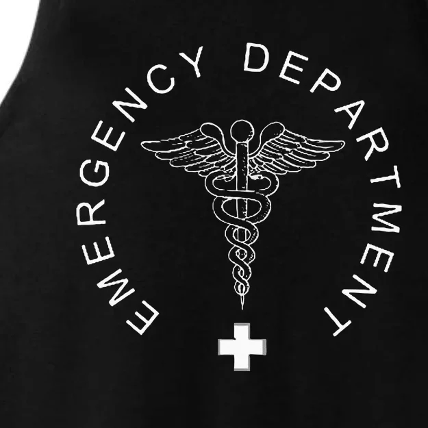 Emergency Room Registered Nurse Hospital RN Staff Ladies Tri-Blend Wicking Tank