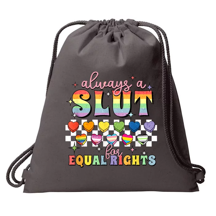 Equal Rights Rainbow Pride Rights Lgbtq Drawstring Bag