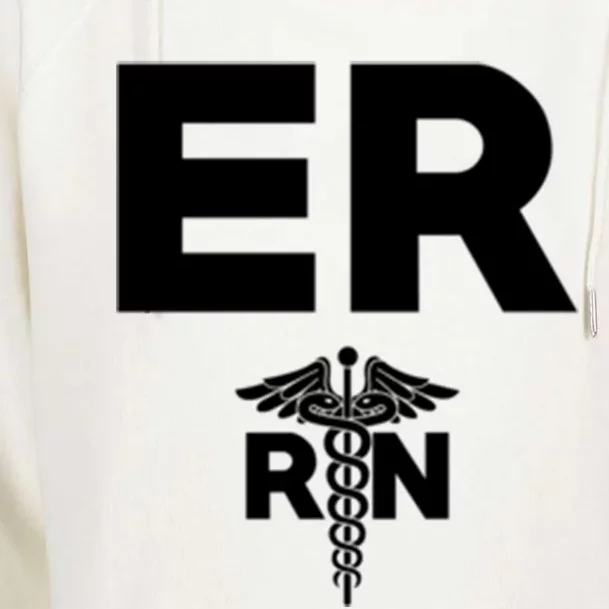 Emergency Room Registered Nurse Hospital Rn Staff Cool Gift Womens Funnel Neck Pullover Hood