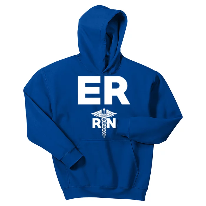 Emergency Room Registered Nurse Hospital Rn Staff Cool Gift Kids Hoodie