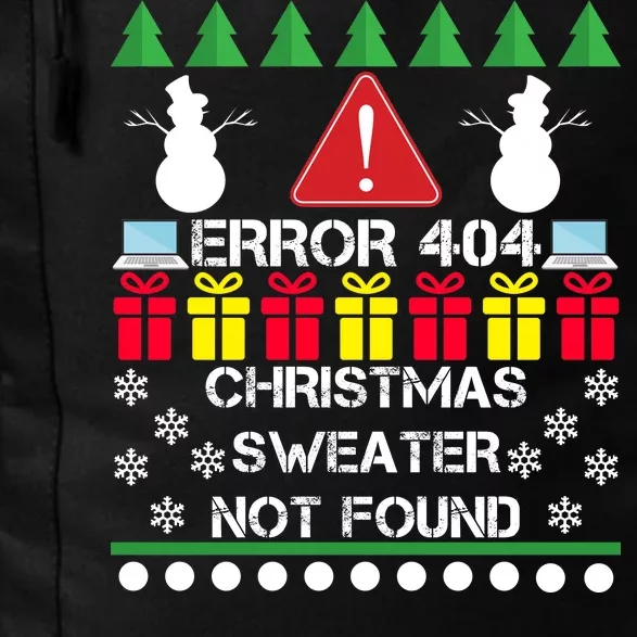 ERROR 404 Christmas Sweater Not Found Daily Commute Backpack