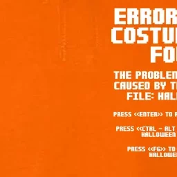 Error 404 Costume Not Found Funny Halloween Softstyle Adult Sport Polo